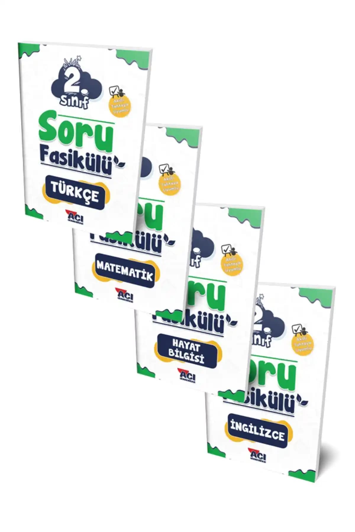 2. Sınıf Tüm Dersler Yaprak Test Seti Türkçe ve Güncel Müfredat ile