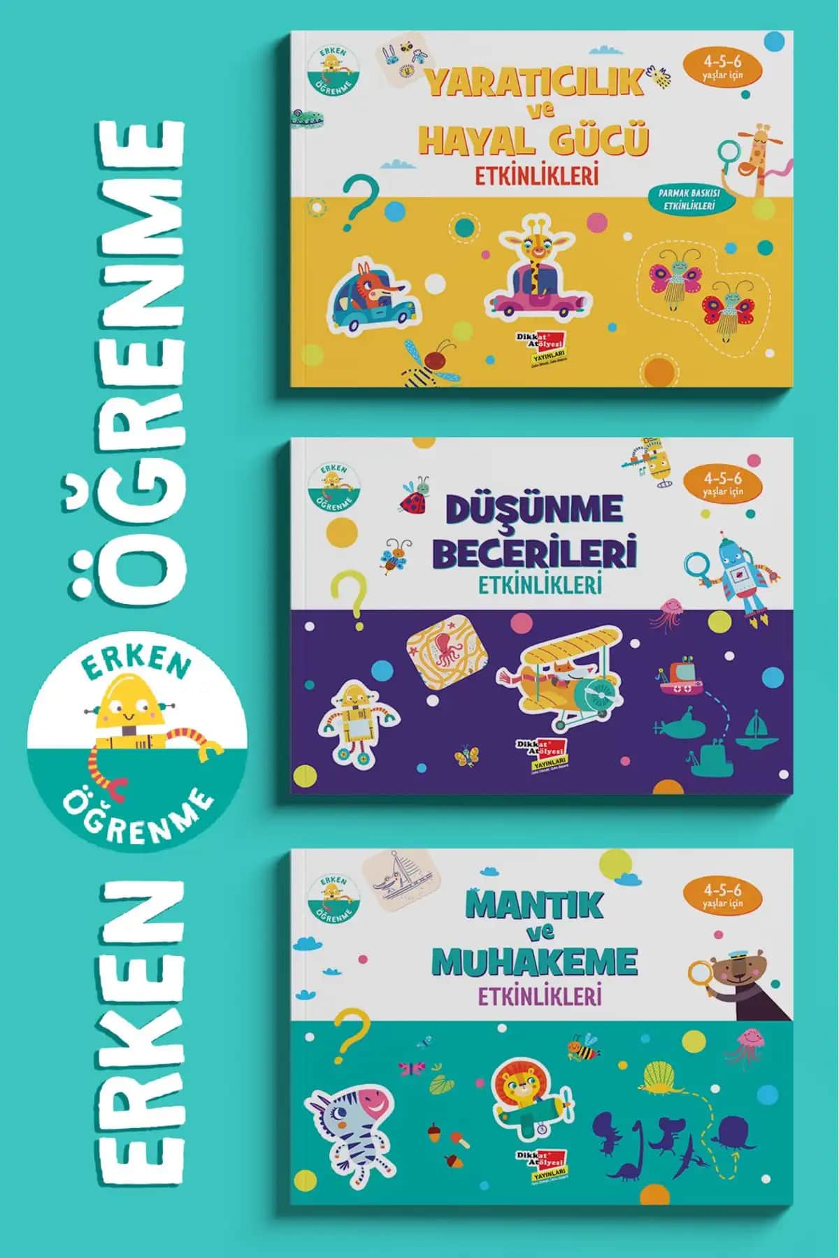 Bilsem Set Yayınları 3-6 Yaş Çocuklar İçin Eğitici ve Eğlenceli Aktivite Seti