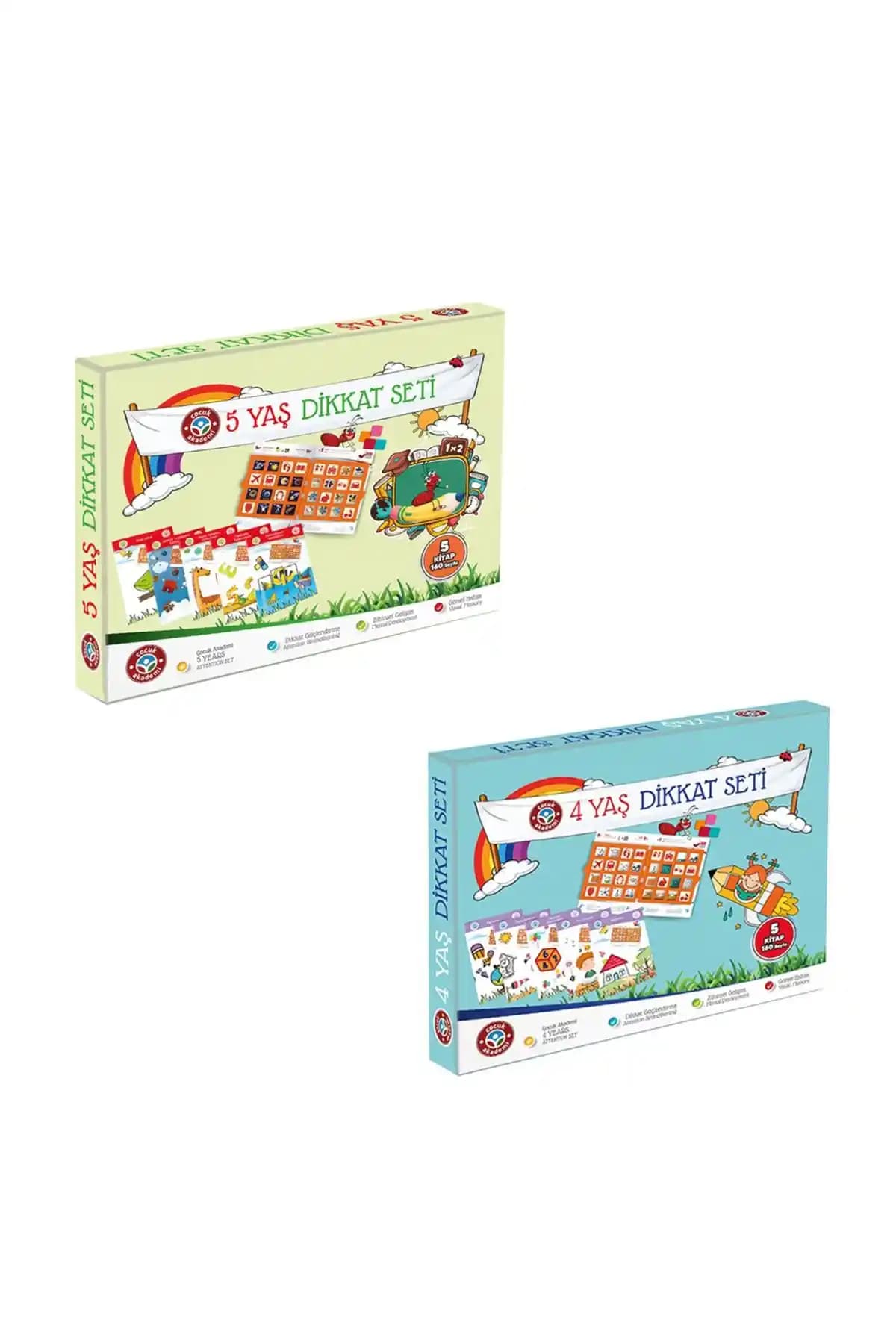Çocuk Akademi 4-5 Yaş Dikkat Seti ile Erken Dönem Gelişimini Destekleyin