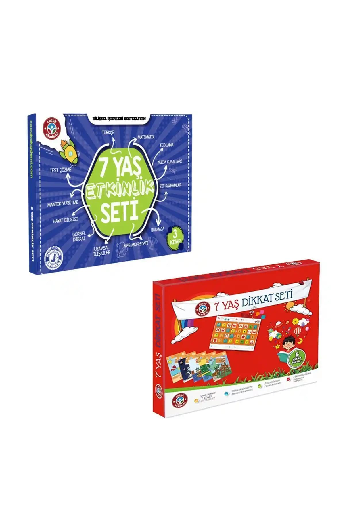 Çocuk Akademi 7 Yaş Dikkat ve Etkinlik Seti: Çocukların Gelişimine Katkı Sağlayan Yenilikçi Öğrenme Aracı