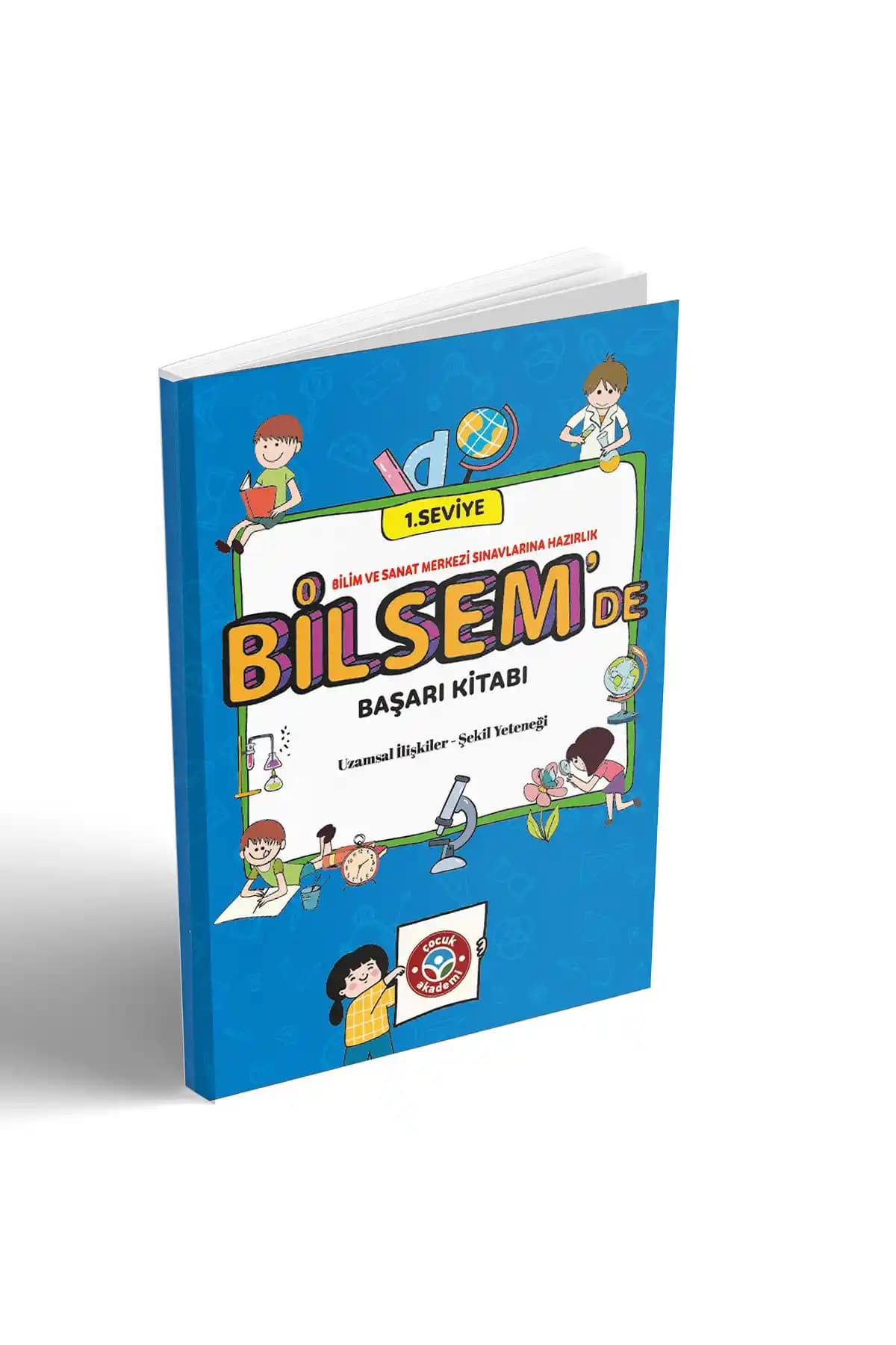 Çocuklar İçin Bilsem Sınavına Hazırlık Kitabı 1. Seviye Eğitim Kaynağı