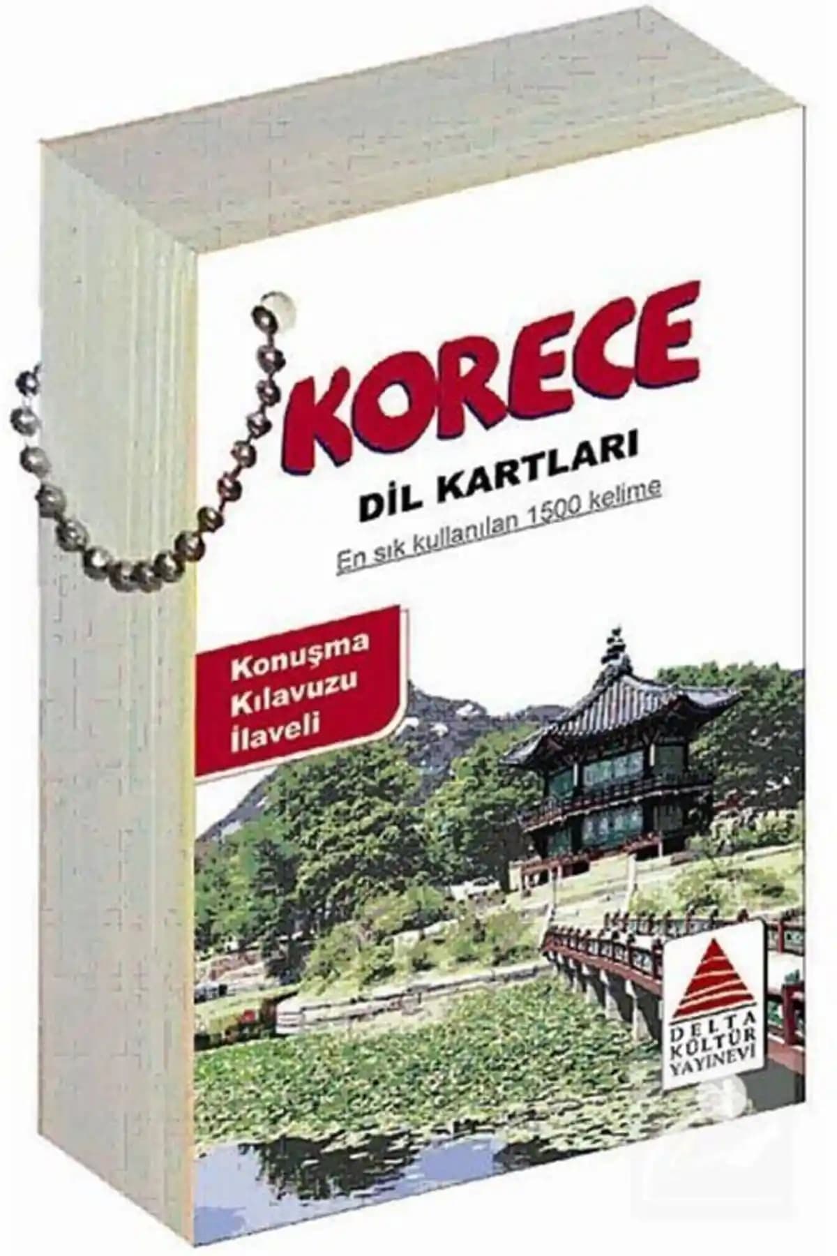 Delta Kültür Yayınevi Korece Dil Kartları: Temel Seviye Öğrenme İçin Pratik ve Dayanıklı Araç