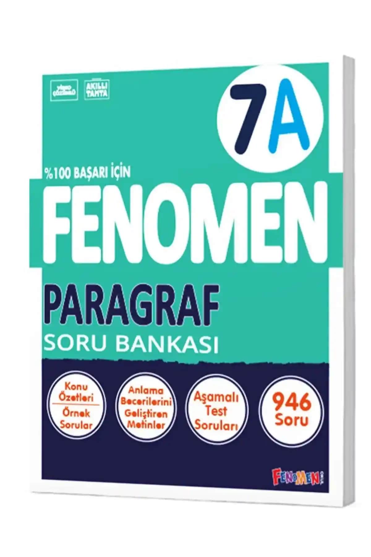 Fenomen Yayıncılık 7. Sınıf Paragraf Soru Bankası Öğrenciler İçin Kapsamlı Eğitim Kaynağı