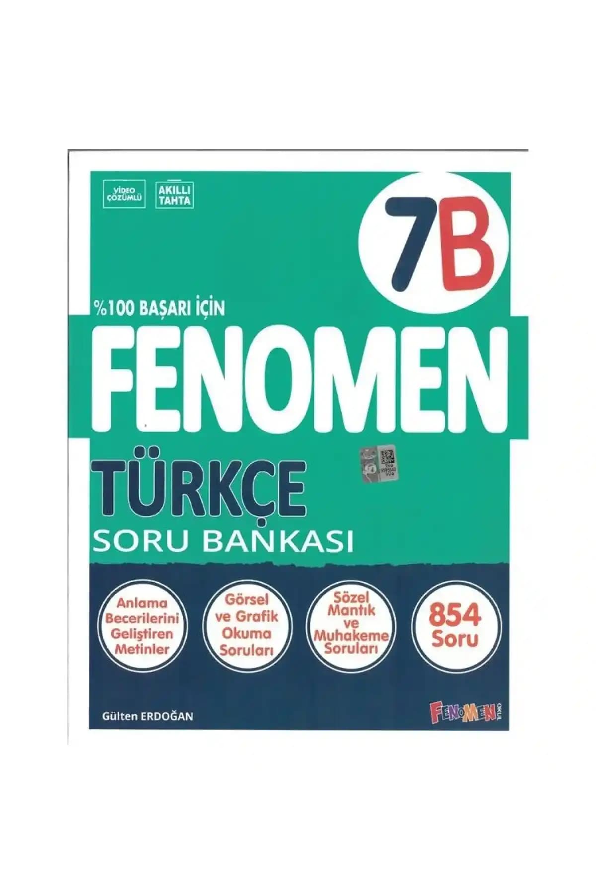 Fenomen Yayınları 7. Sınıf Türkçe Soru Bankası Öğrencilerin Başarısını Artıran Güçlü Kaynak