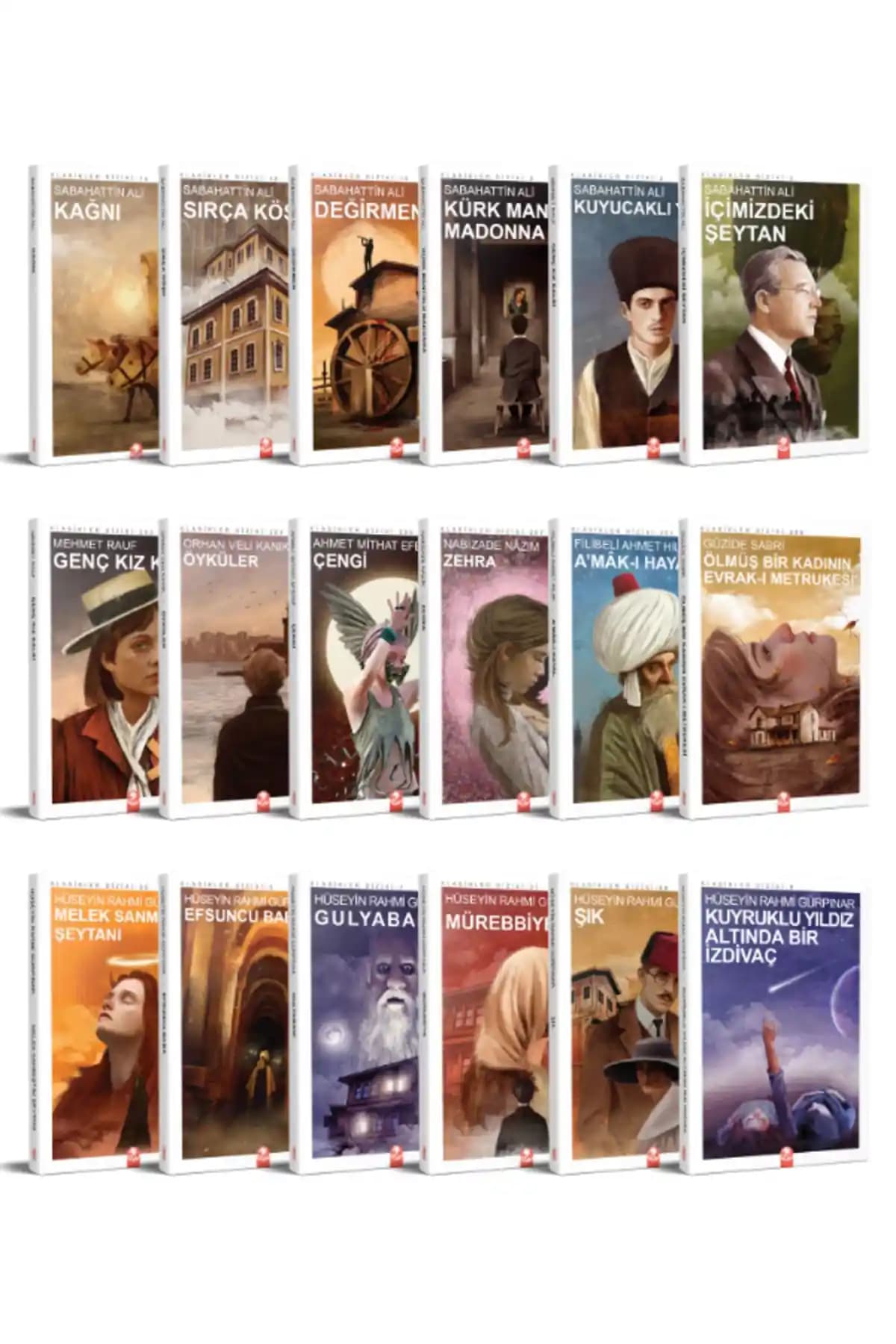 Kızıl Panda Yayınevi Türk Klasikleri Seti: Türk Edebiyatının En Güzel Eserleri 2024