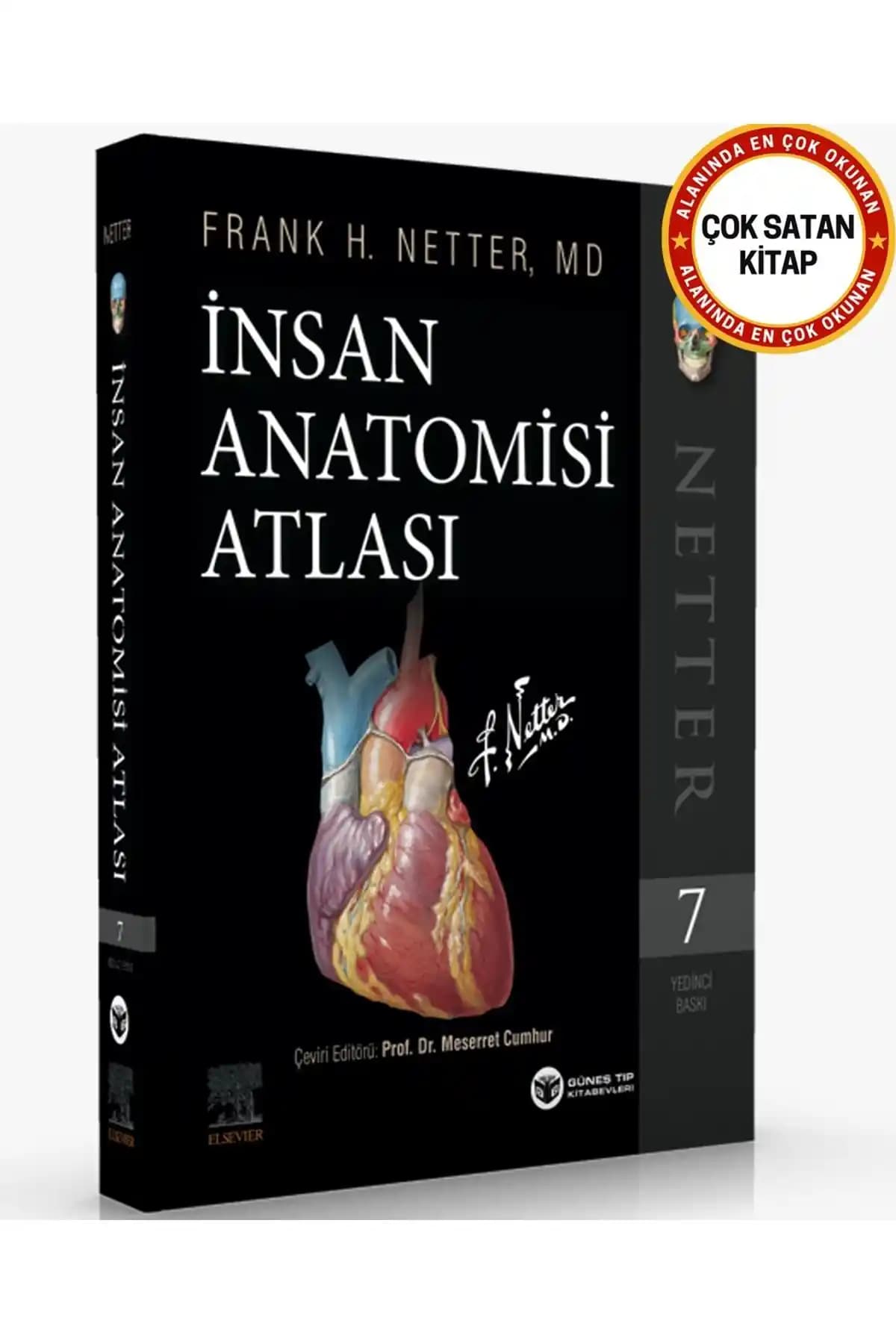 Netter İnsan Anatomisi Atlası 7. Baskı Klinik ve Akademik Kullanım İçin Güncellenmiş