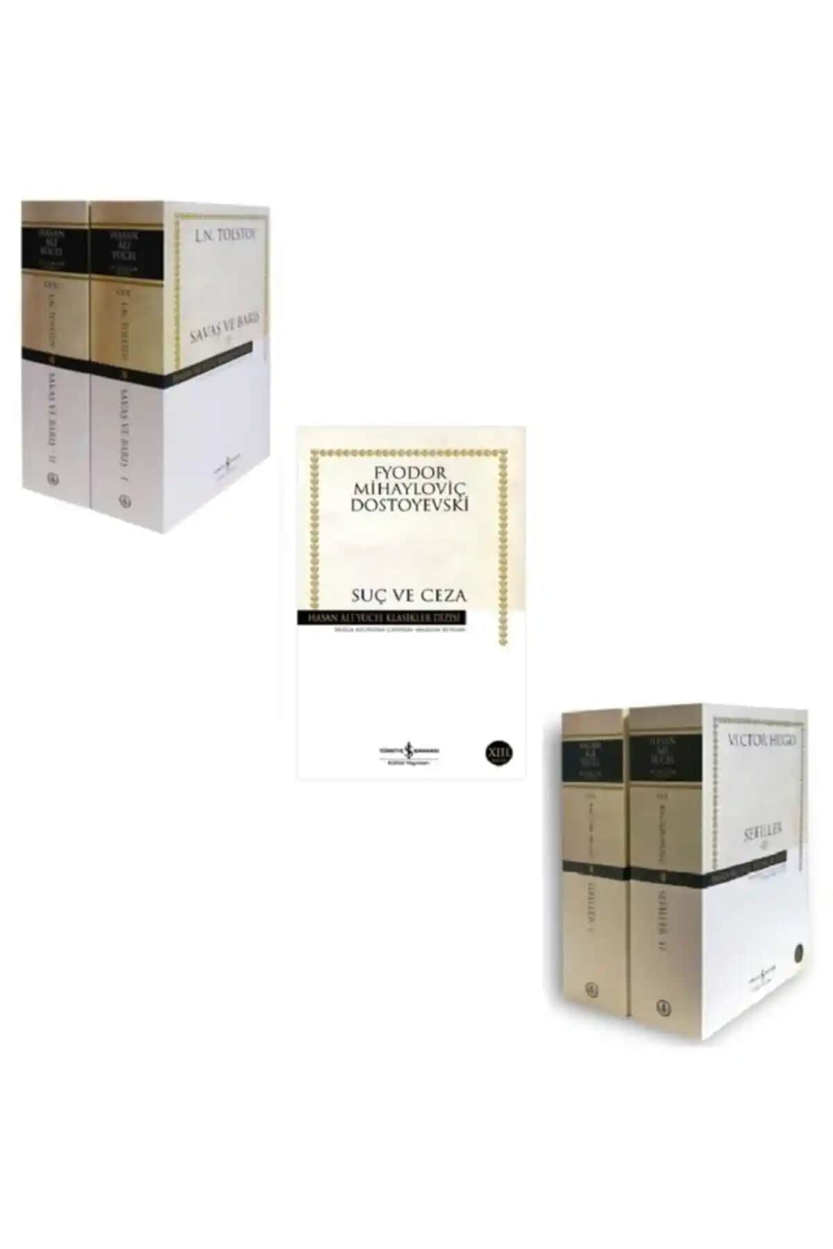 Türkiye İş Bankası Kültür Yayınları'ndan Edebiyatın En Büyük Klasikleri: Savaş ve Barış ile Suç ve Ceza