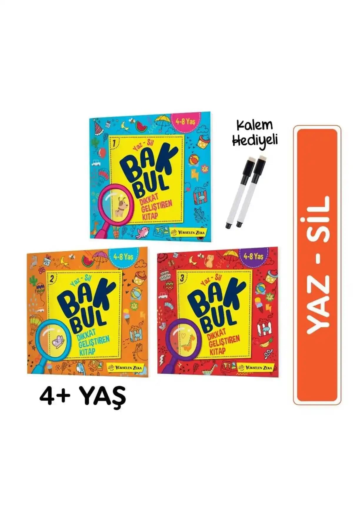 Yükselen Zeka Mucit Karınca Bak Bul Dikkat Geliştiren Çocuk Kitap Serisi (4-8 Yaş)