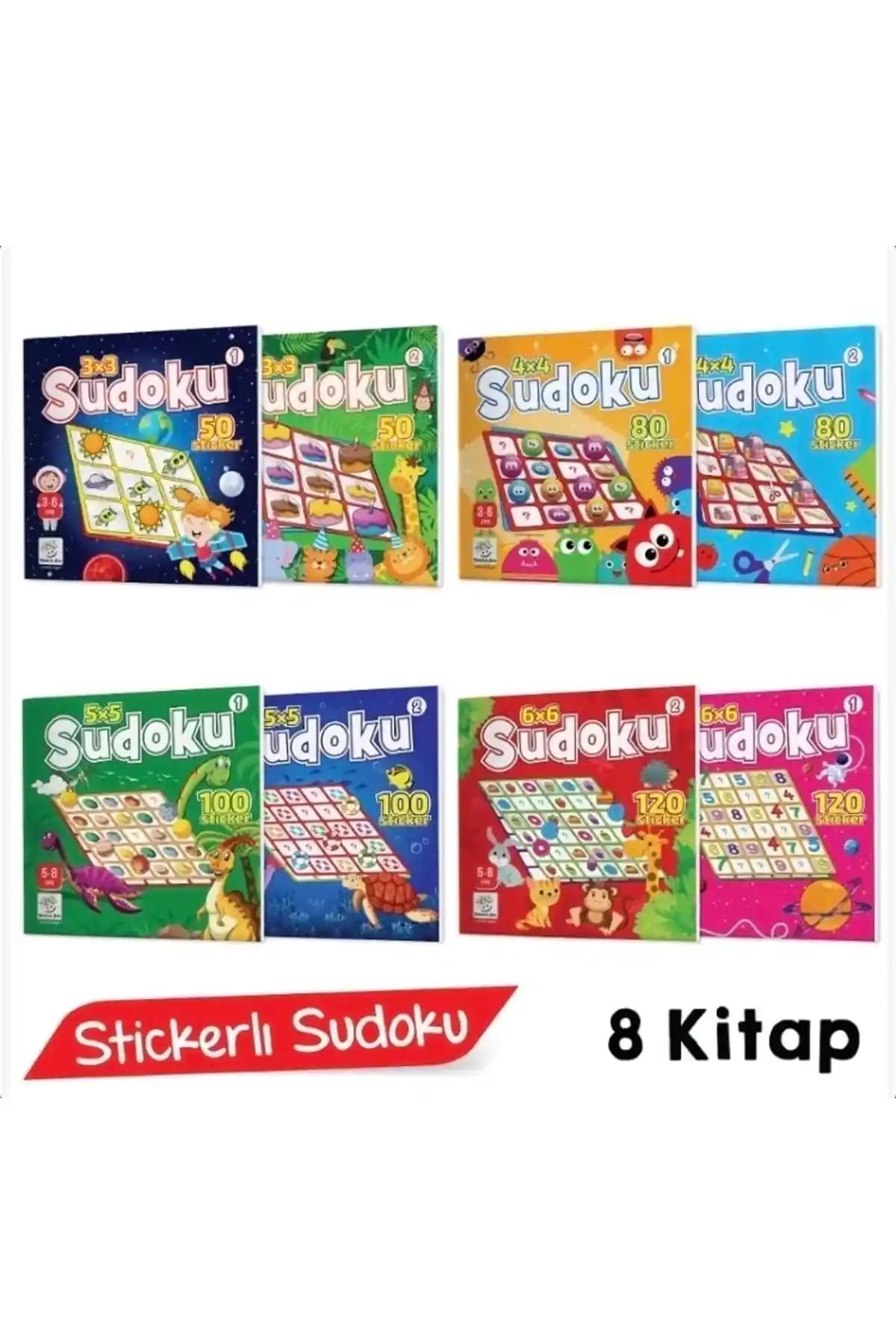 Yükselen Zeka Stickerlı Sudoku Seti Çocukların Zeka ve Problem Çözme Becerilerini Destekler