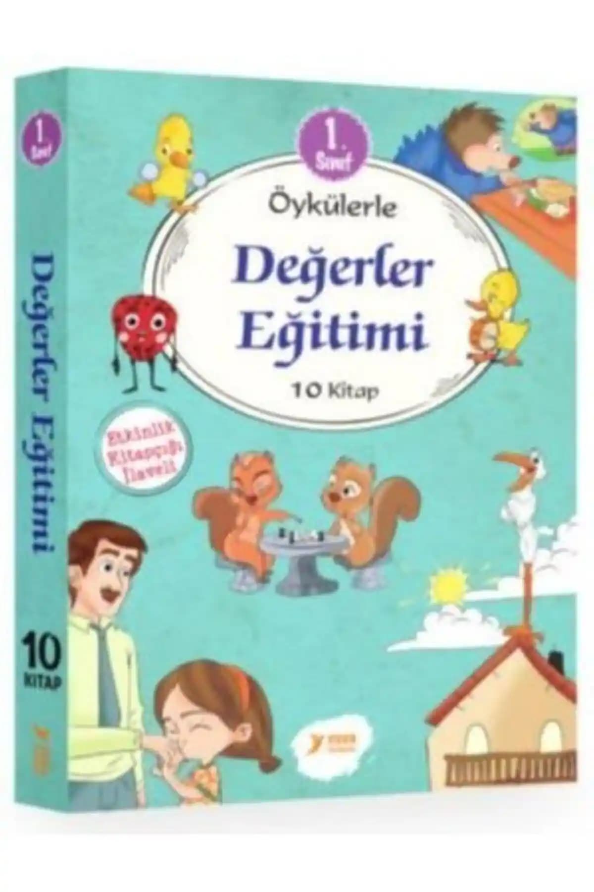 Yuva Yayınları 1. Sınıf Öykülerle Değerler Eğitimi Seti Eğitim ve Gelişim Destekleyici Kaynak