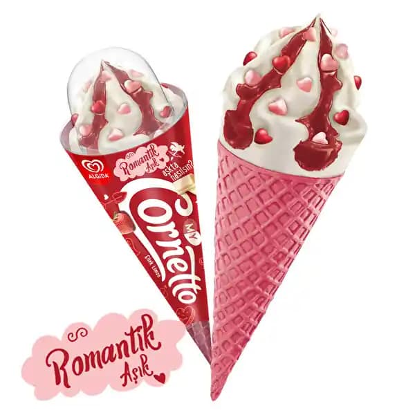 Algida Cornetto Romantik: Aşk Temasıyla Dikkat Çeken Popüler Dondurma Ürünü