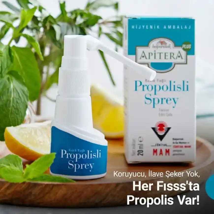 Apitera Propolis Sprey: Doğal Bağışıklık Destekleyici ve Boğaz Sağlığı Ürünü