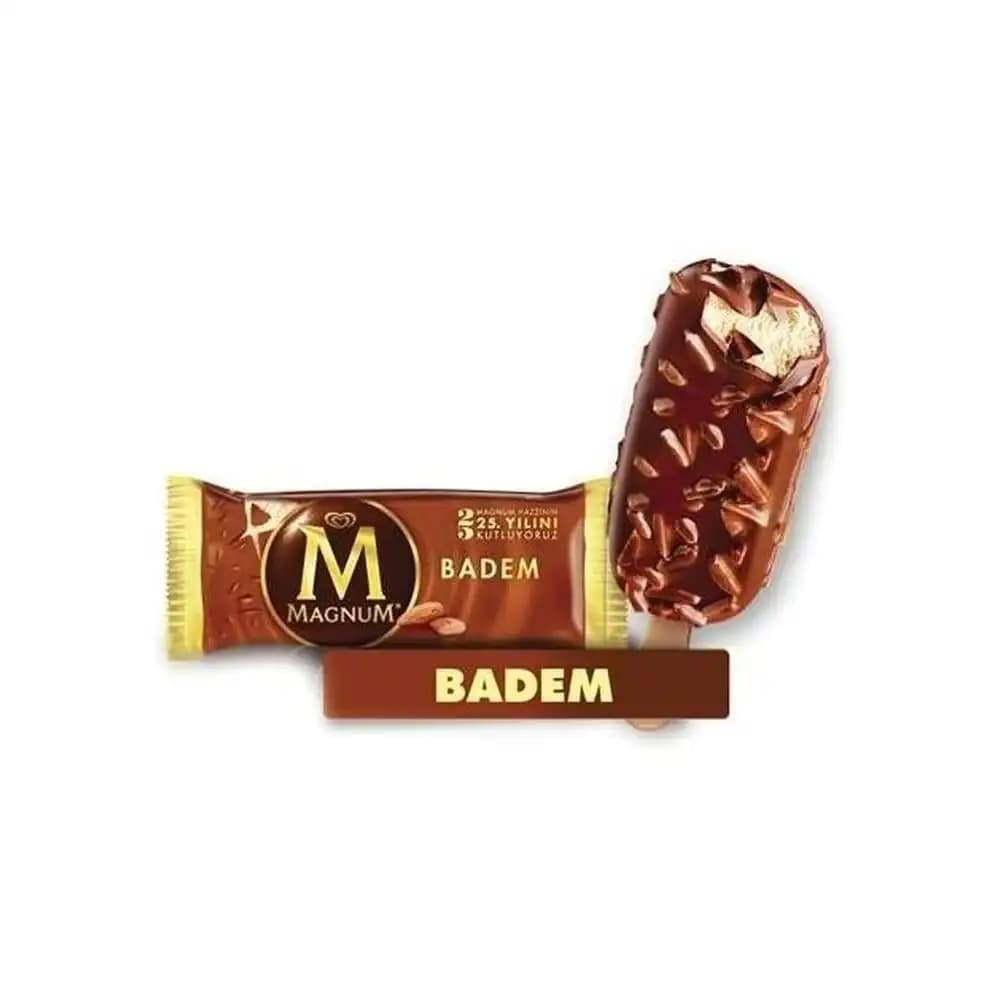 Bademli Magnum: Yüksek Kaliteli Malzemelerle Eşsiz Çikolata ve Badem Lezzeti