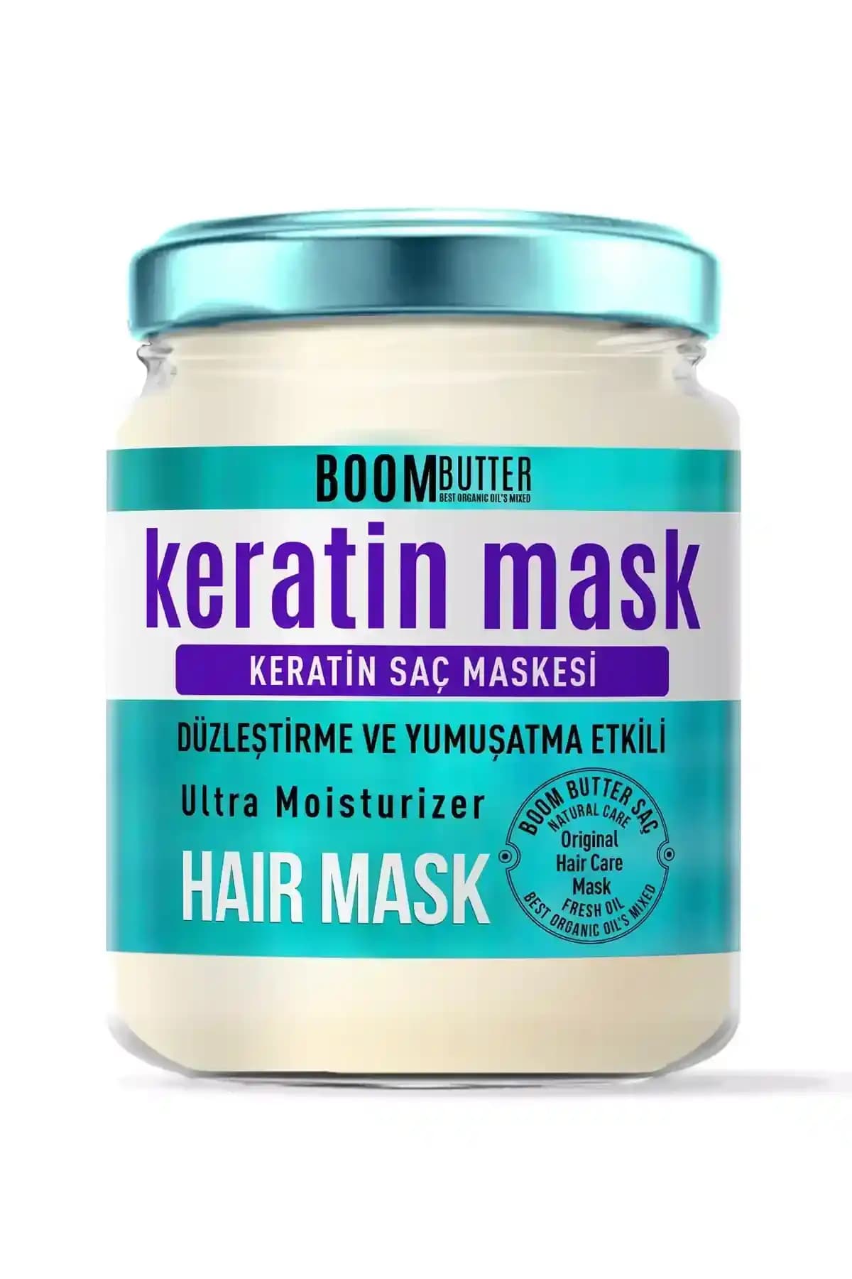 Boom Butter Keratin Maskesi ile Saçlarınızda Güç ve Parlaklık Yeniden Kazanın