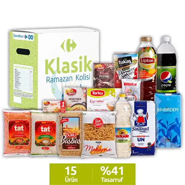 CarrefourSA Klasik Ramazan Kolisi: Ekonomik ve Pratik Ramazan Yardımı Paketi