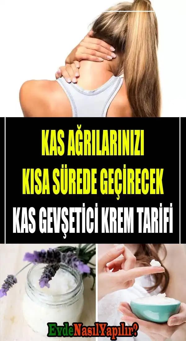 Doğal Kas Gevşetici Krem Kullanımı ve Etkileri Hakkında Bilgi