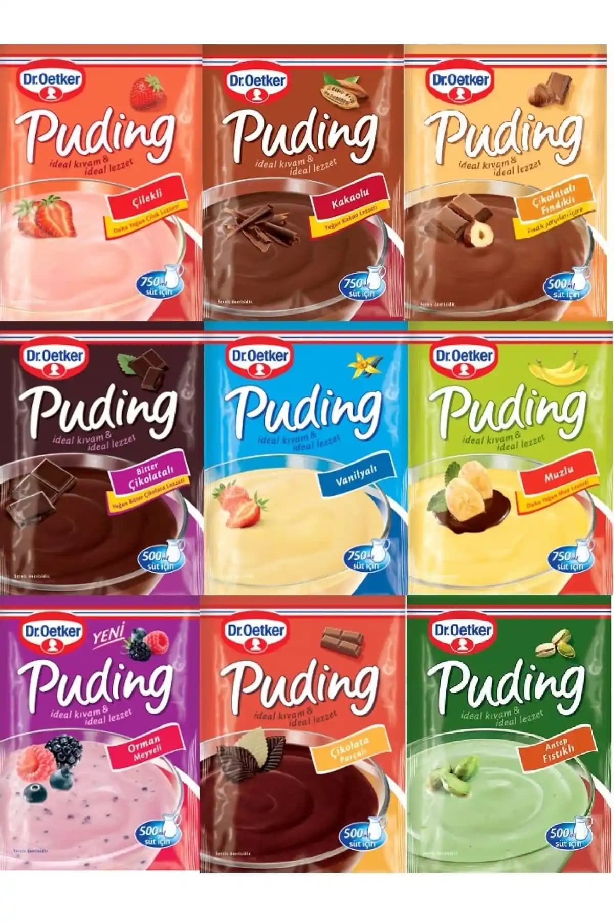 Dr. Oetker Puding Çeşitleri: Pratik ve Lezzetli Tatlı Seçenekleri