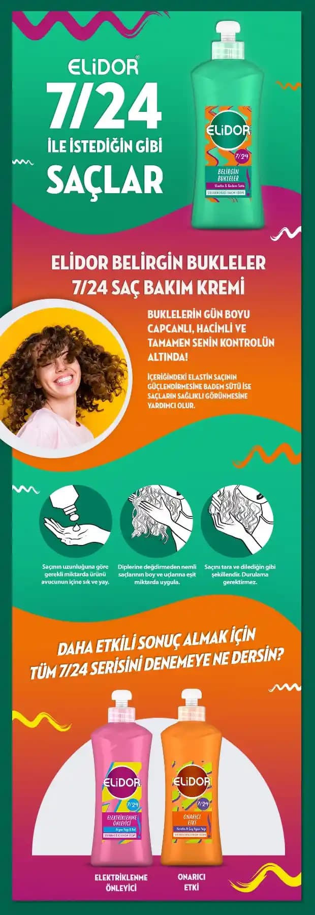 Elidor Kıvırcık Saçlar İçin En İyi Bakım Yöntemleri ve Ürünler Rehberi