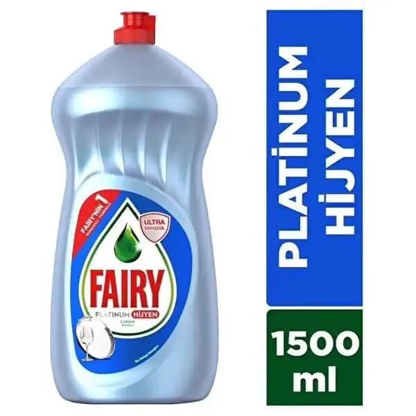 Fairy Platinum 1500 ml ile Mutfakta Güçlü ve Ekonomik Temizlik Çözümü