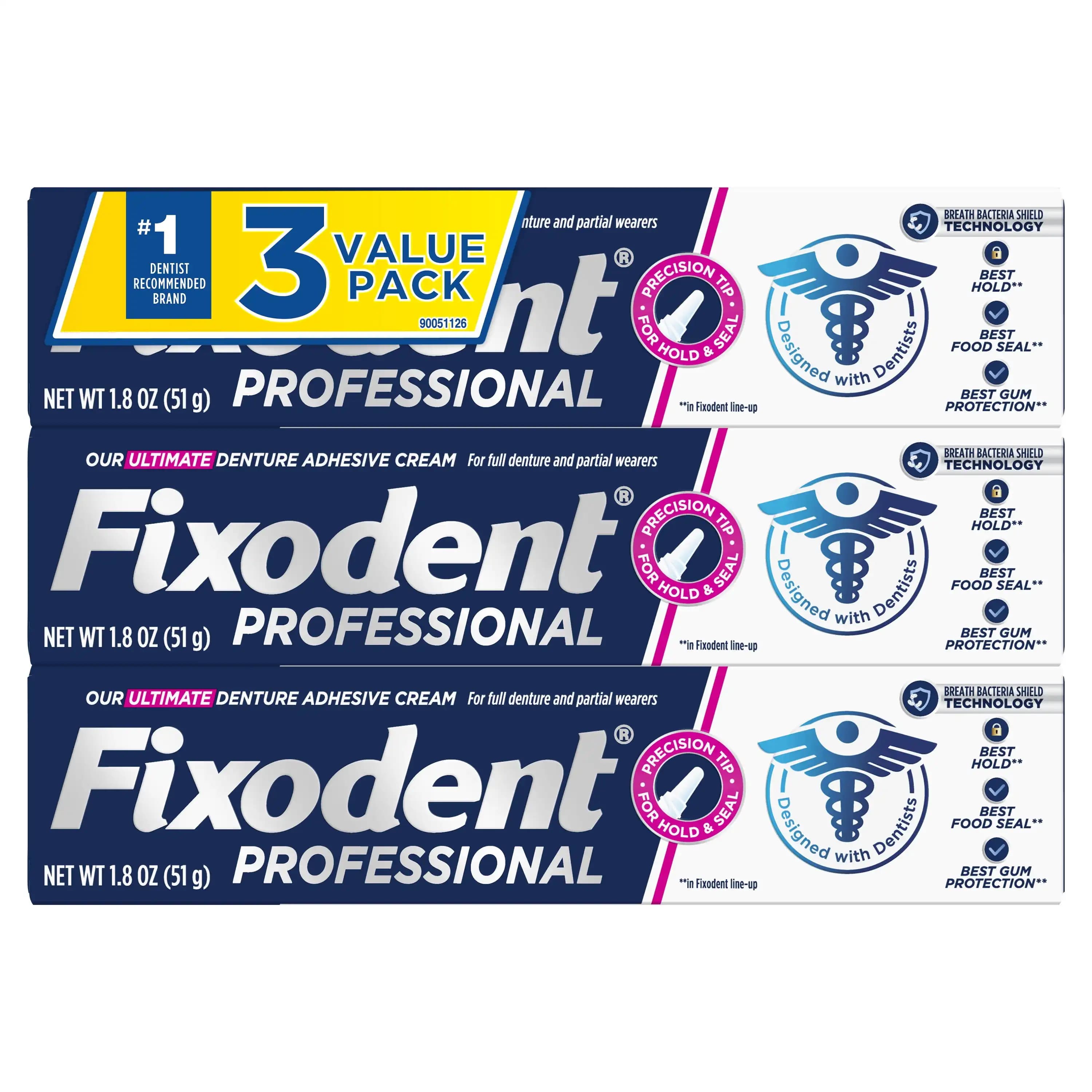 Fixodent Professional ile Güçlü ve Güvenli Takma Diş Sabitleme Çözümü