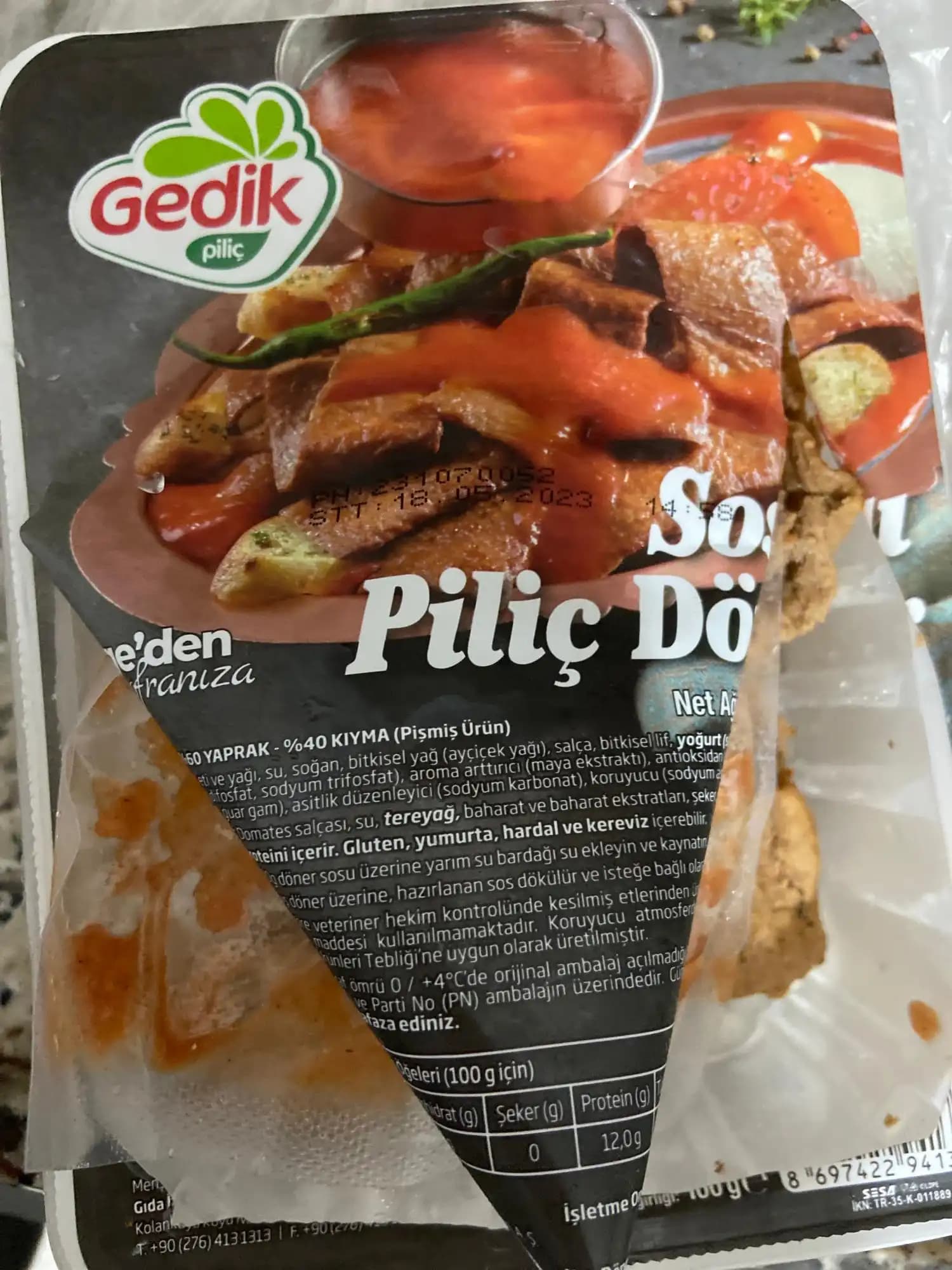 Gedik Soslu Piliç Döner: Sağlıklı ve Lezzetli Alternatifler Sunan Popüler Yemek