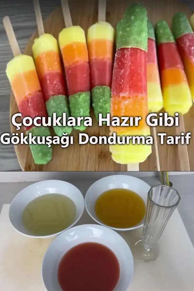 Gökkuşağı Dondurma: Renkli ve Eğlenceli Tatlı Tarifleri ve Püf Noktaları