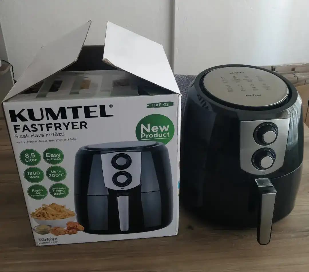 Kumtel Air Fryer 8.5 Lt ile Sağlıklı ve Pratik Pişirme Deneyimi Sunar