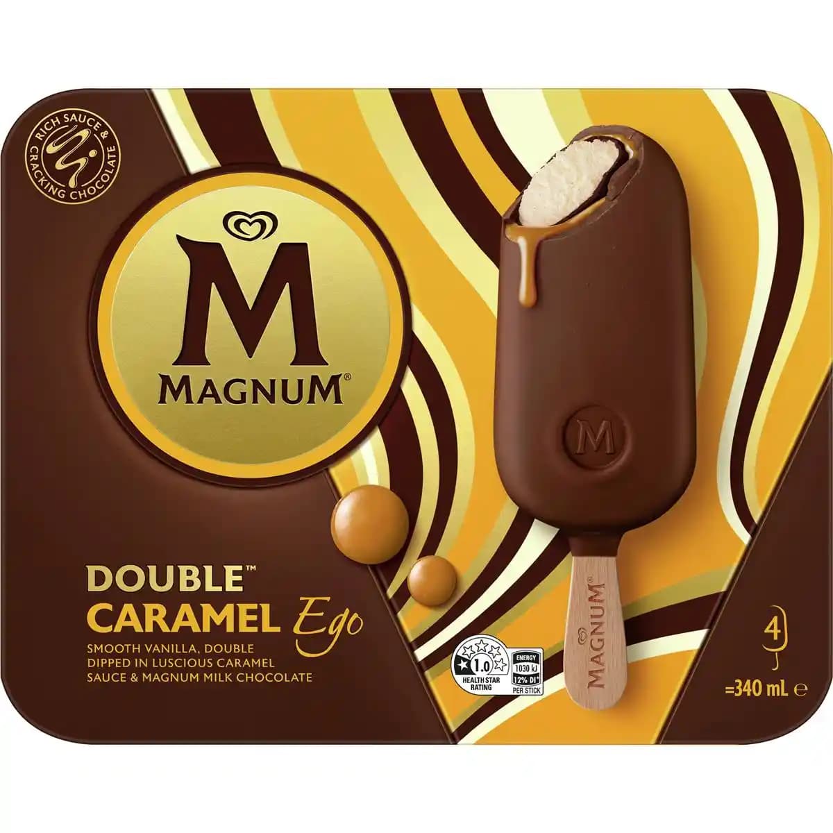 Magnum Double Karamel: Yoğun Karamel ve Çikolata ile Lezzet Dolu Bir Deneyim