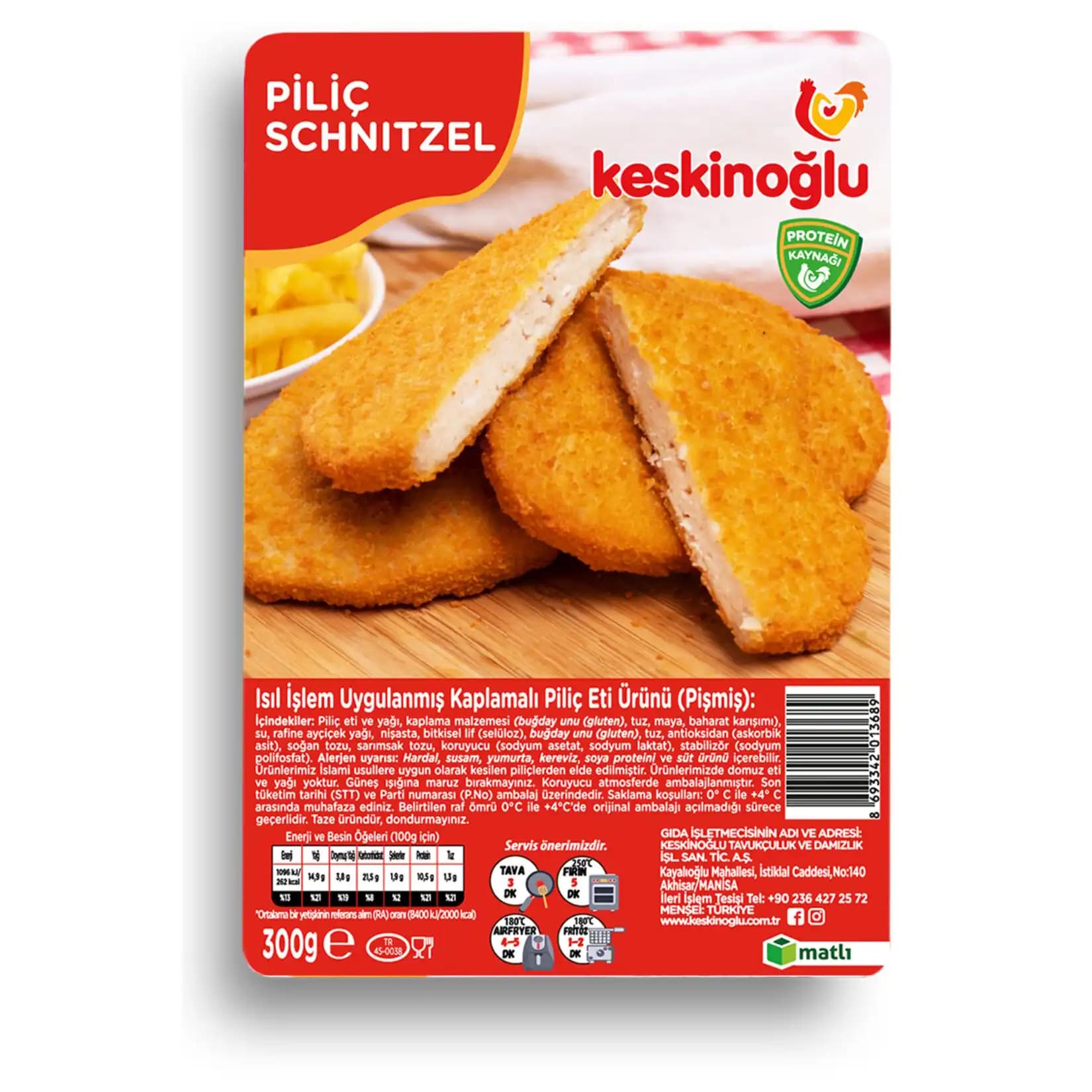 Marketlerde Popüler Piliç Schnitzel: Seçimi, Pişirme ve Sağlıklı Tüketim İpuçları