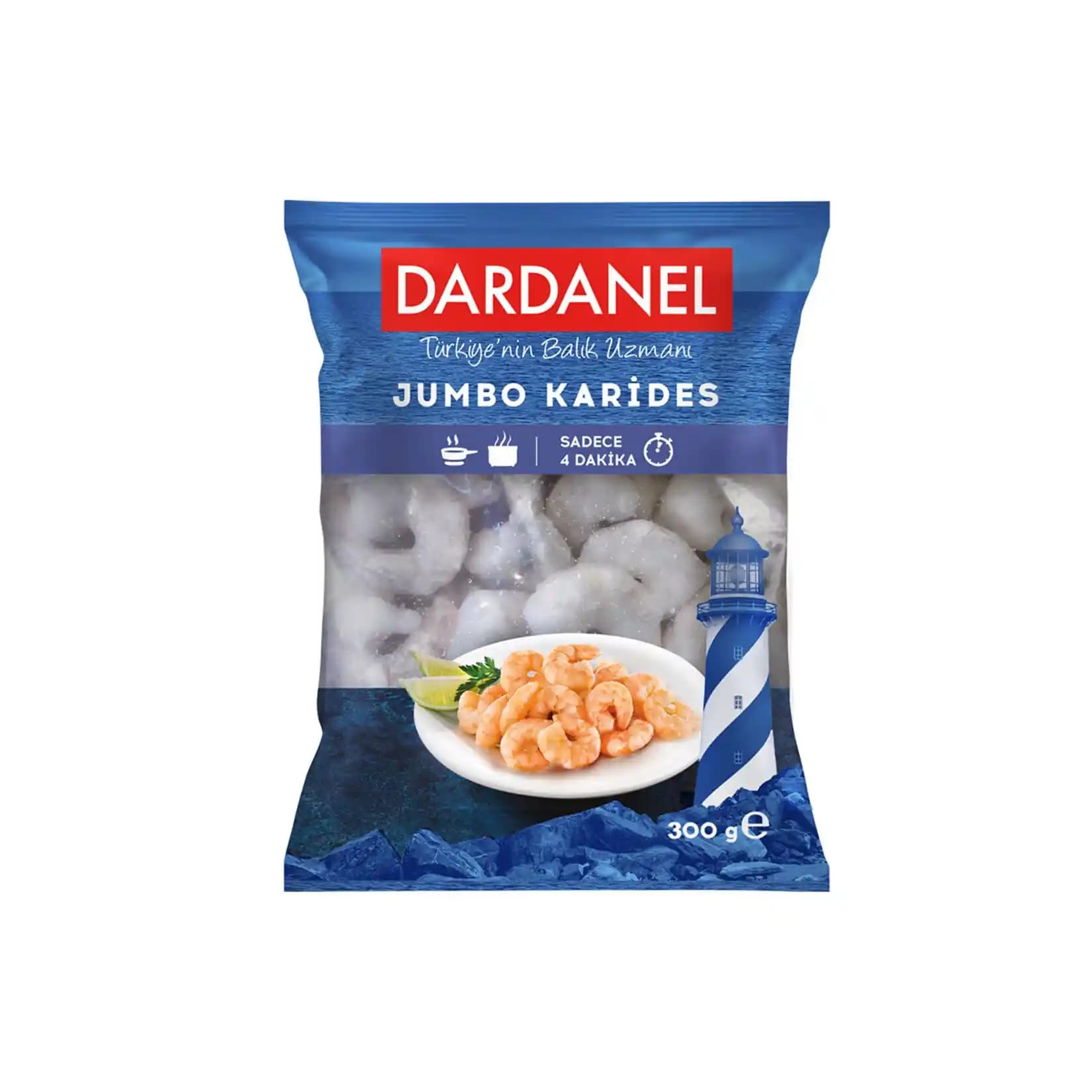 Marketlerde Satılan Dardanel Jumbo Karides ve Deniz Ürünleri Seçenekleri