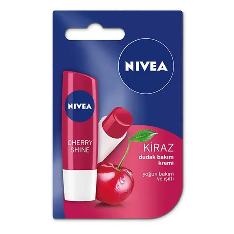Nivea Kiraz Dudak Bakım Kremi: Doğal İçeriklerle Nemlendiren ve Yumuşatan Dudak Bakımı