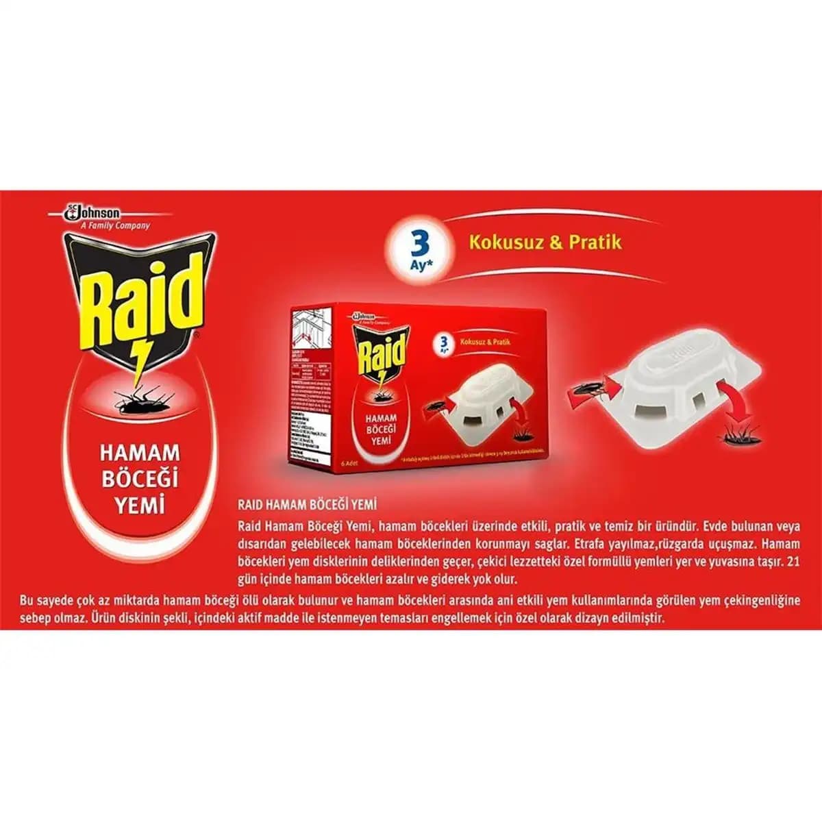 Raid Böcek Yemi ile Güvenilir ve Etkili Zararlı Mücadele Yöntemleri