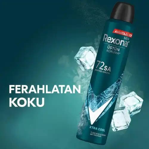 Rexona Xtra Cool 200 ml Deodorant ile Gün Boyu Ferah ve Güvende Kalın