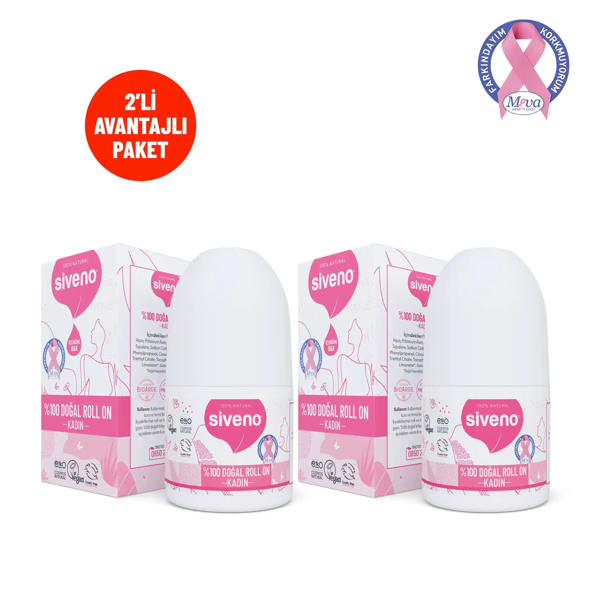Siveno Kadın Roll-On Deodorant: Günlük Kullanım İçin Güvenilir ve Etkili Çözüm