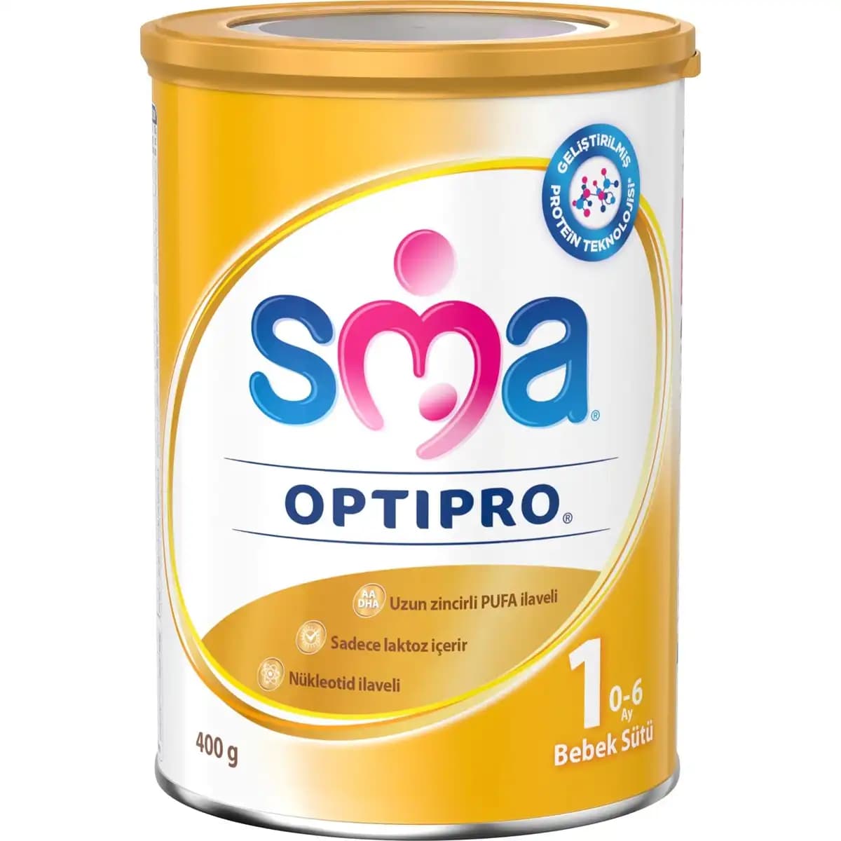 SMA Optipro 1 400 Gr Bebek Beslenmesi İçin Güvenilir ve Yüksek Kaliteli Süt Tozu