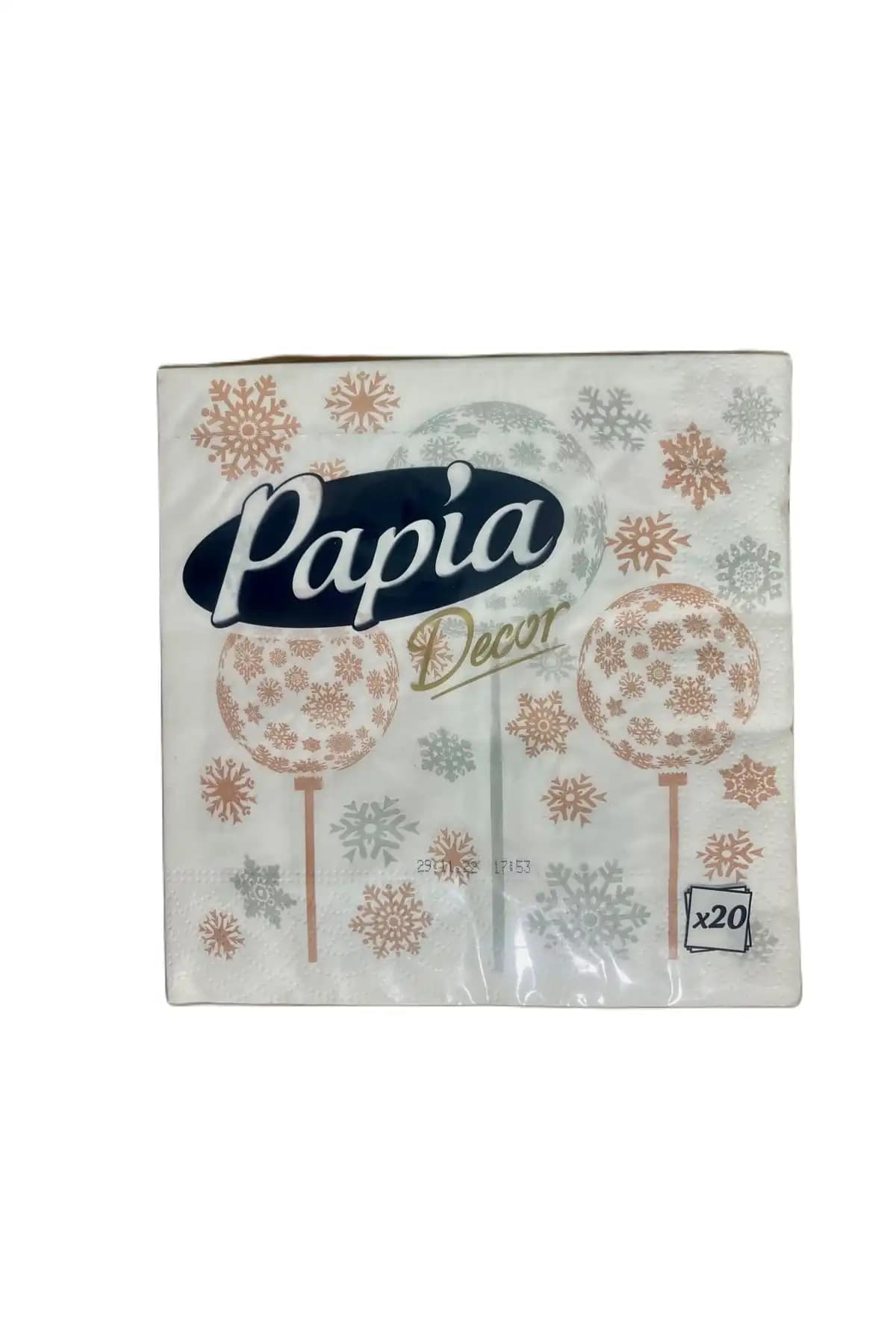 Süpermarketlerde Satılan Papia Desenli Peçetelerin Özellikleri ve Avantajları
