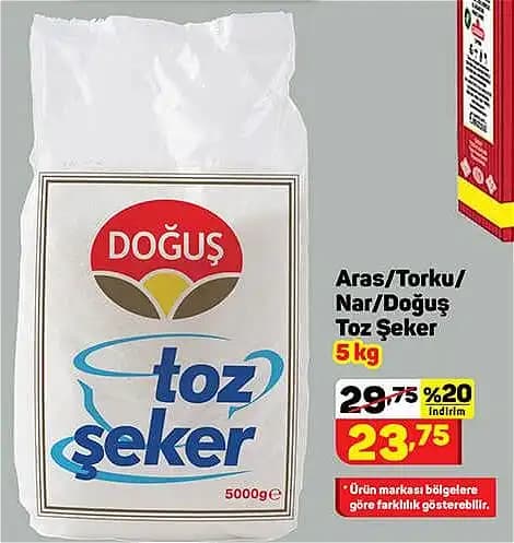 Torku 5 Kg Toz Şeker Ürünü: Kaliteli ve Ekonomik Seçenekler