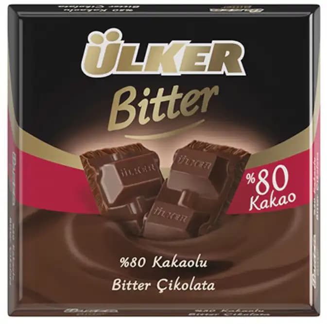 Ülker Bitter Çikolata: Yüksek Kakao Oranı ve Güvenilirlik ile Kaliteli Tat