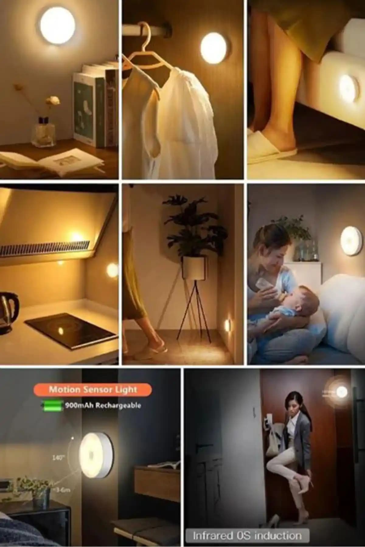 AYGÖREN HOME Akıllı Hareket Sensörlü Kablosuz LED Spot Lambası Özellikleri ve Kullanımı