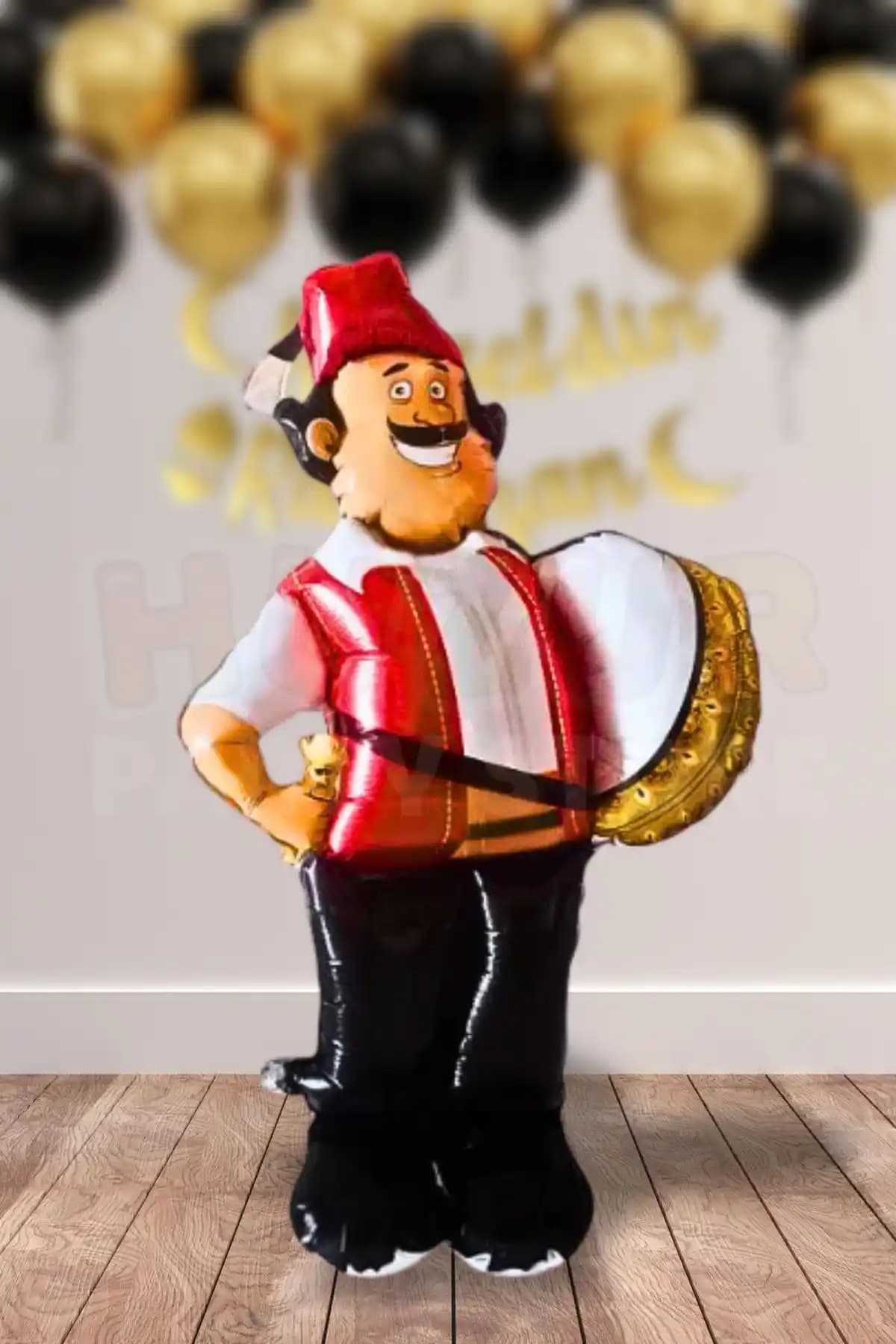 Huzur Party Store Ramazan Davulcusu Folyo Balonları ile Bayram Coşkusunu Evlerinize Taşıyın