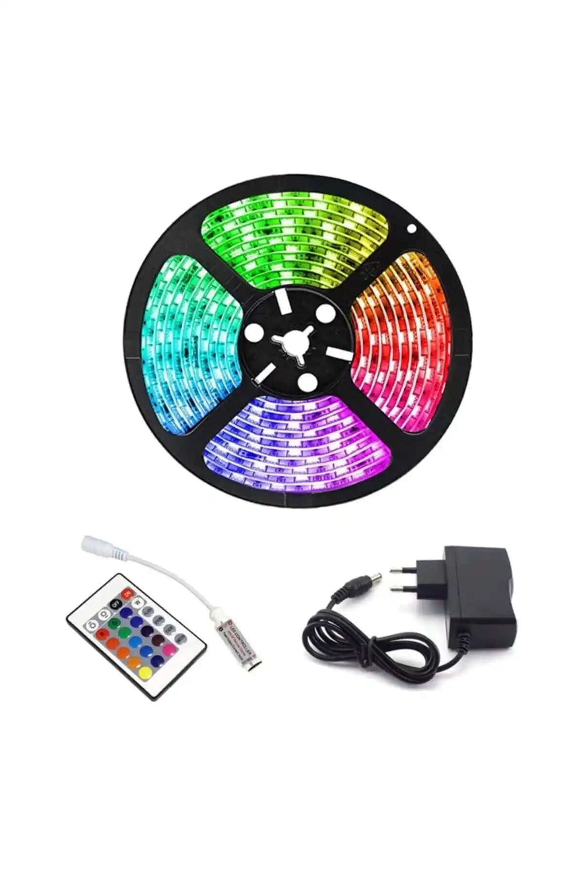 LEDOLET RGB Kumandalı Trafolu Şerit LED ile Modern ve Dayanıklı Aydınlatma Çözümü