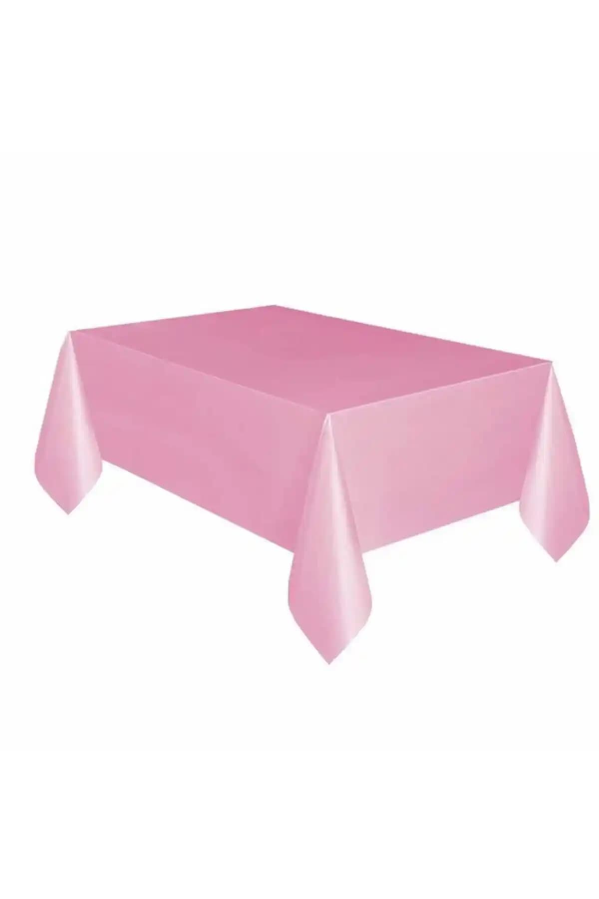 Mavi Balon Parti Evi Pembe Doğum Günü Masa Örtüsü Şık ve Dayanıklı Tasarım