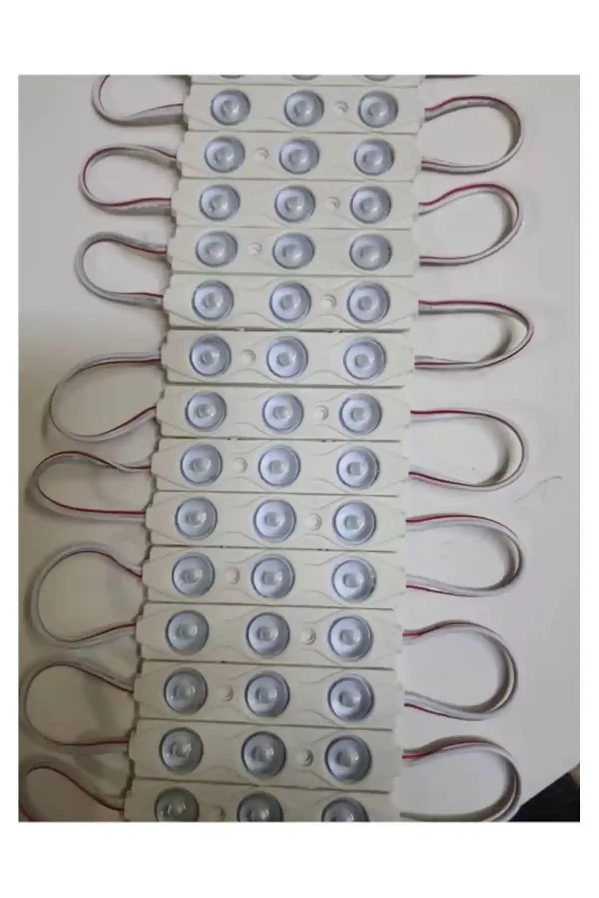 Mercekli LED Gün Işığı Modülü 20 Adet Pembe Renkli Yüksek Performanslı Aydınlatma