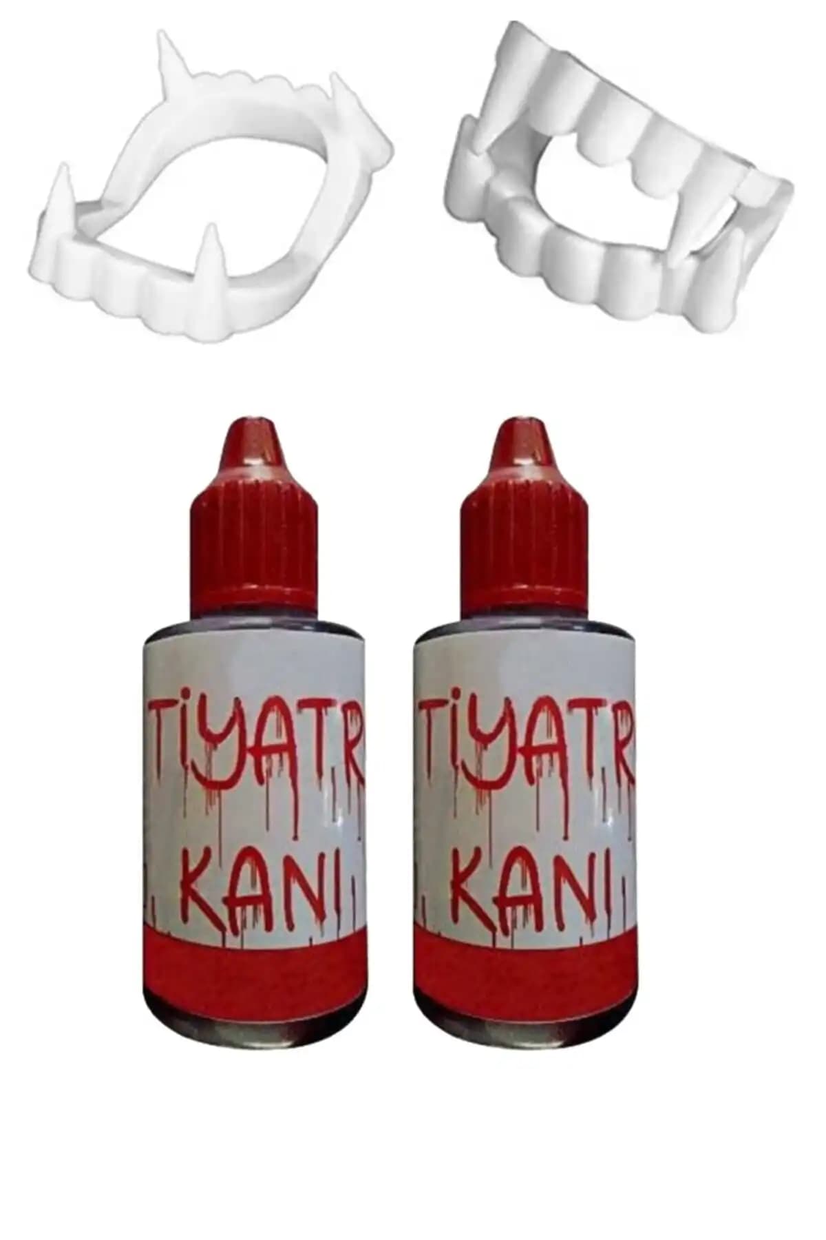 Parti Dolabı 2 Adet Vampir Şaka Kanı ve Plastik Vampir Dişi Seti Ürün İncelemesi