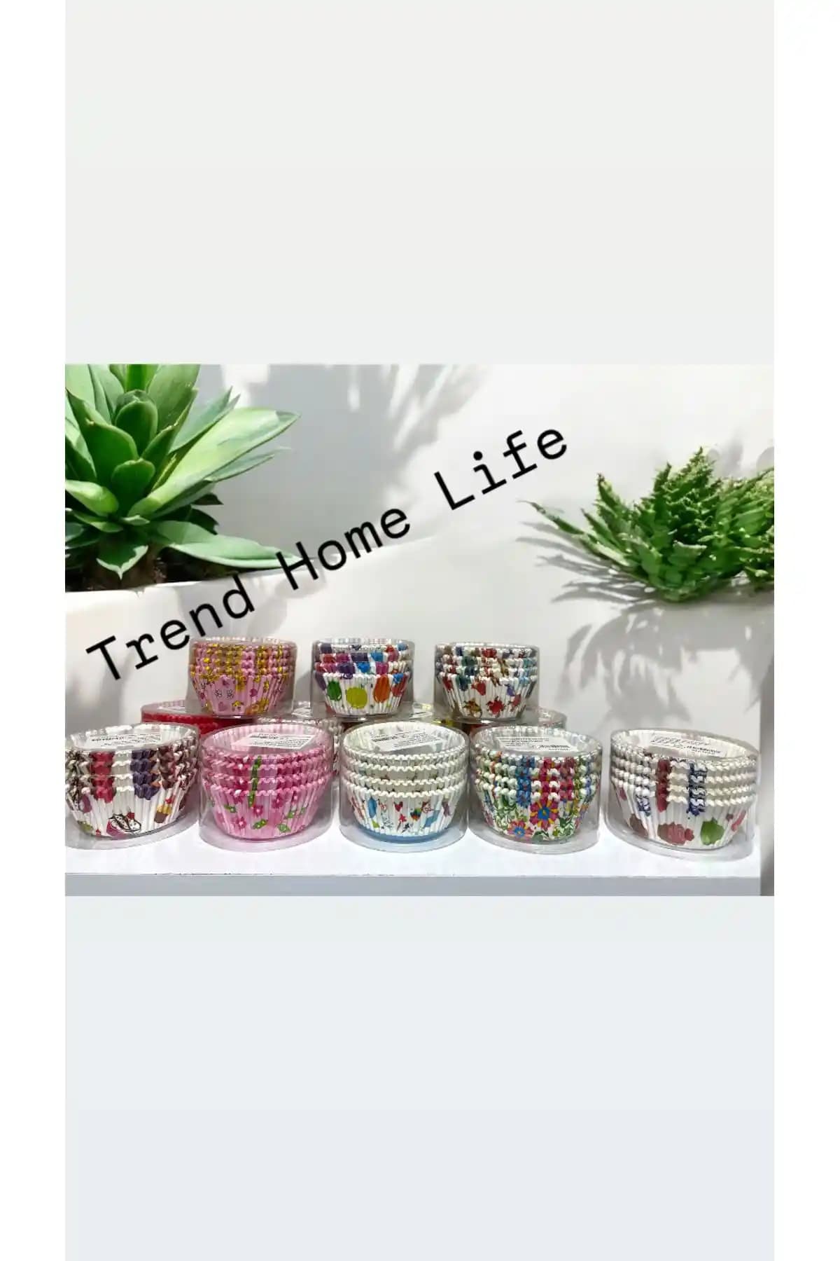 Renkli ve Desenli 300 Adet Muffin ve Cupcake Kağıdı Seti ile Şık Sunumlar Yapın