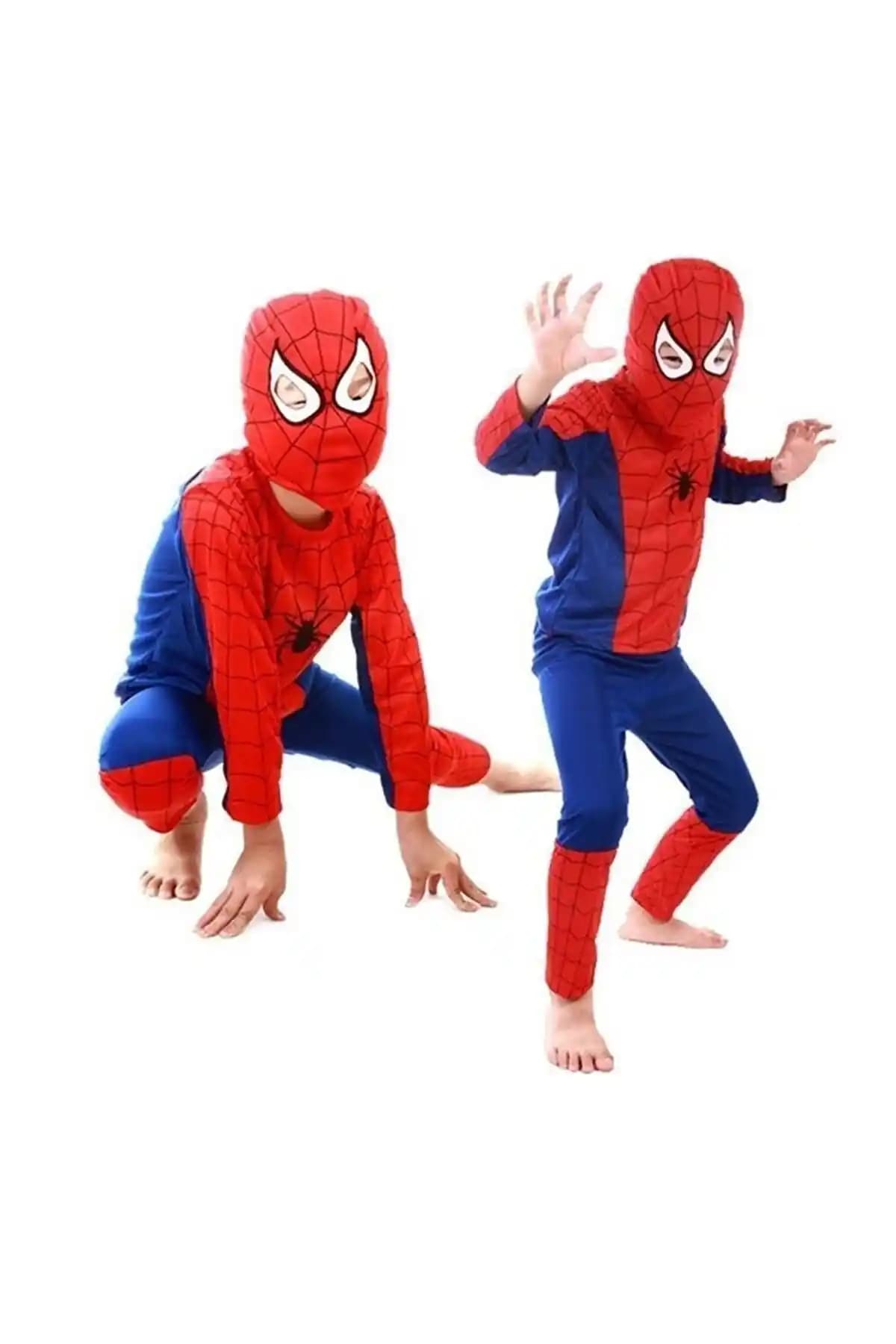 Retoys Örümcek Adam Spiderman Çocuk Kostümü Yüksek Kalite ve Konforlu Tasarım
