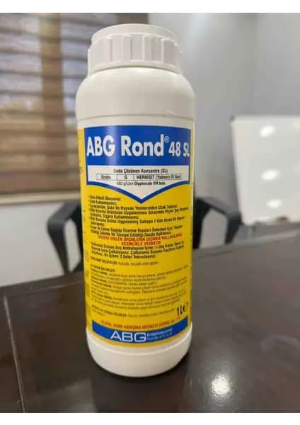 Bayer Abg Round 48 SL Yabani Ot ve Diken Kurutucu İlacı 1 Litre Tarım ve Bahçe Koruma