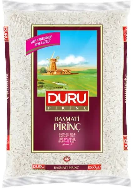 Duru Basmati Pirinç 1000g: Yüksek Kalite ve Aromasıyla Lezzetli Pirinç Seçeneği