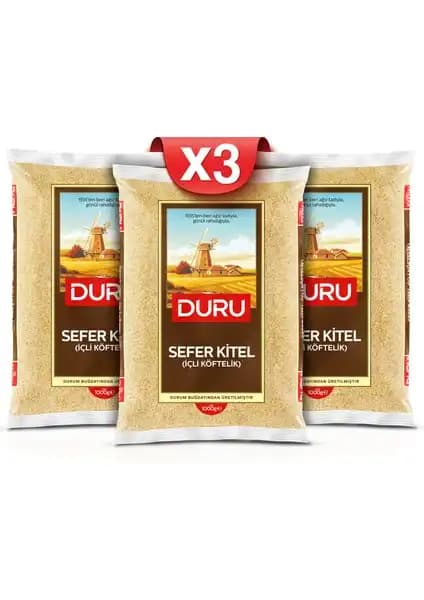 Duru Sefer Kitel Bulgur ile Geleneksel Tariflerde Yüksek Kalite ve Pratiklik