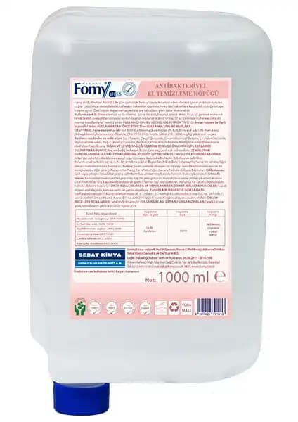 Fomy 1000 Ml Antibakteriyel Köpük: Sağlık ve Hijyen Standartlarını Yükselten Ürün